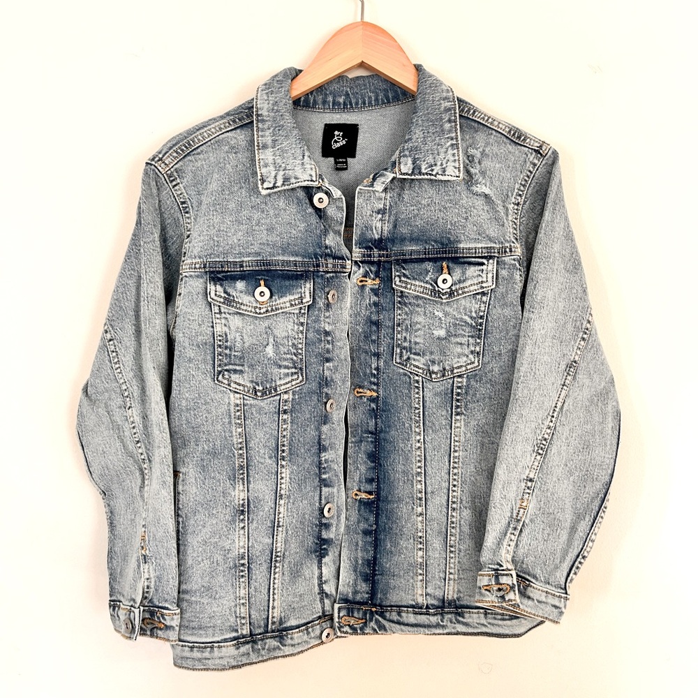 Art Class size L (10/12) distressed Jean Jacket